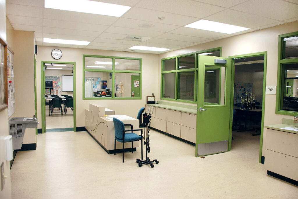 career and tech center medical room